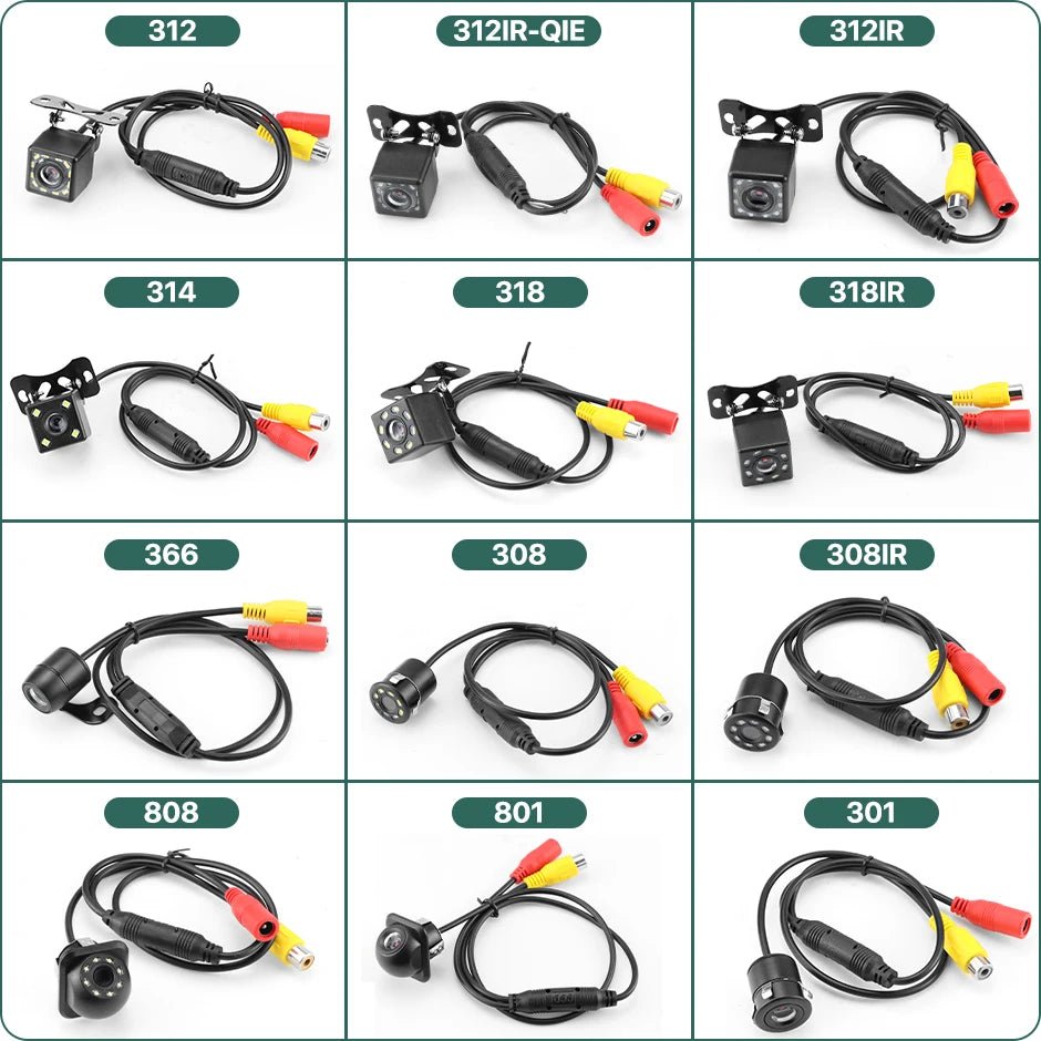 GreenYi Rear View Camera With IR Night Vision Waterproof CCD For Safer Parking - stepyours.com