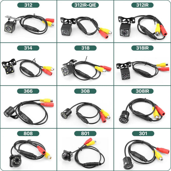 GreenYi Rear View Camera With IR Night Vision Waterproof CCD For Safer Parking - stepyours.com