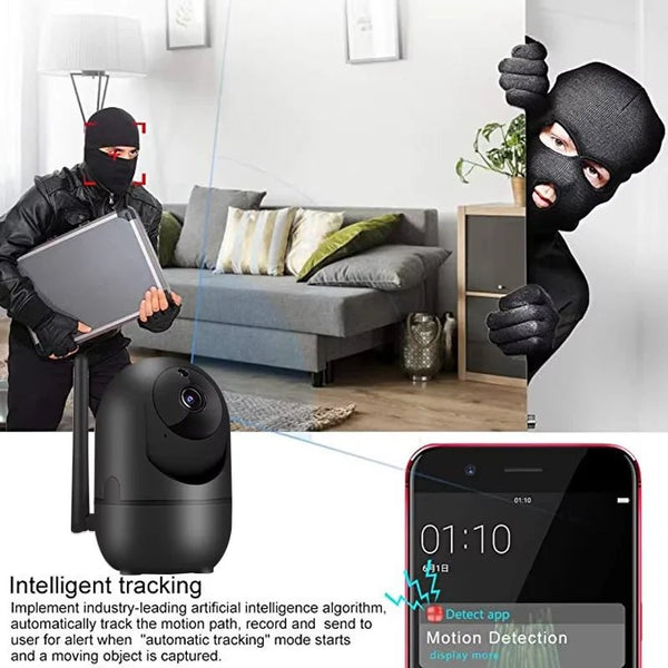 YCC365 Plus IP Camera Wireless Auto Tracking Night Vision 3MP Indoor Security - stepyours.com