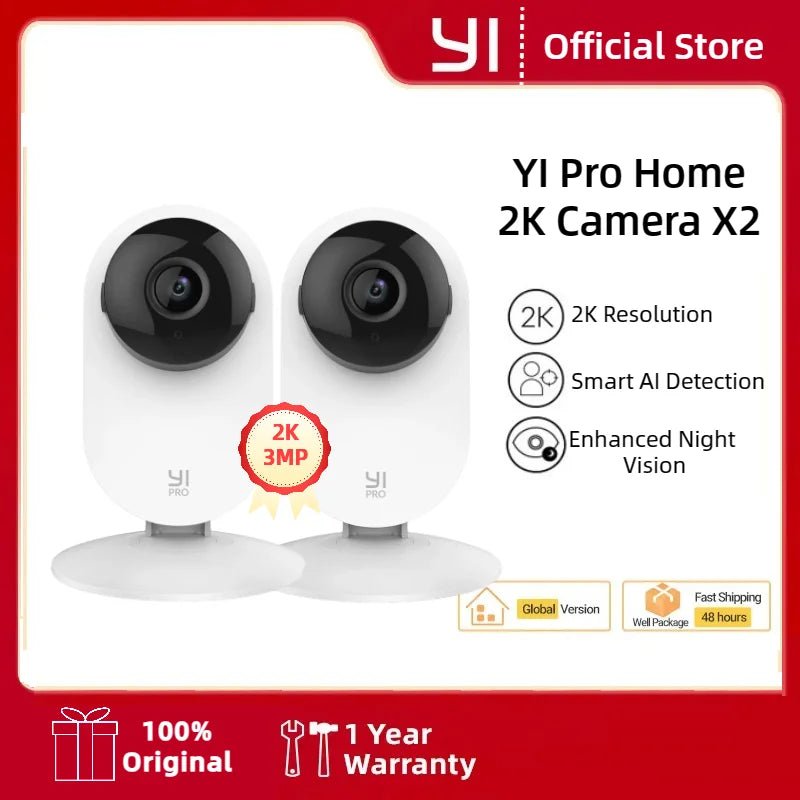 YI 2K Pro 3MP HomeKit WiFi Security Camera with AI Detection Night Vision - stepyours.com