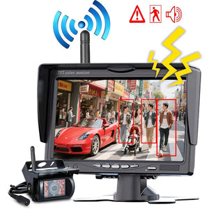 Wireless Backup Camera Kit 7 Inch AHD 1080P Monitor For Truck RV - stepyours.com
