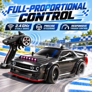 ZNLYRION Remote Control RC Drift CarToy Scale Brushless Racing Lights — product view 9