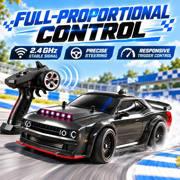 ZNLYRION Remote Control RC Drift CarToy Scale Brushless Racing Lights — product view 9
