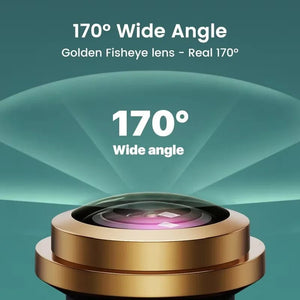 Golden Fisheye Car Rear View Camera 170 Degree AHD Waterproof Full HD Night Vision - stepyours.com