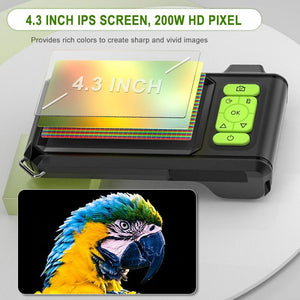 ENWOR Industrial Endoscope 4.3 Inch IPS Screen Autofocus Camera With Triple Lens - stepyours.com