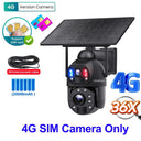 SHIWOJIA Solar 4G Security Camera With 360 Night Vision And 36X Zoom - stepyours.com