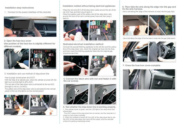 4 Channel WiFi Dash Cam 1080P Front Rear Left Right Night Vision Loop Recording - stepyours.com