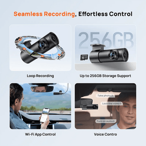 70mai M310 Plus 2K Dash Cam With English Voice Control 1440P WDR Parking WiFi 6 - stepyours.com