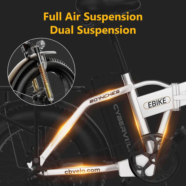 Compact Foldable Fat Tire E Bike — product view 7