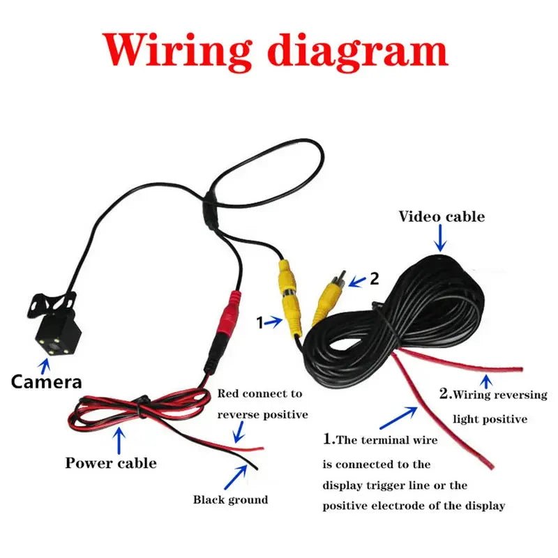 IR Car Rear View Camera Wide Angle Waterproof CCD Night Vision Universal For BMW - stepyours.com