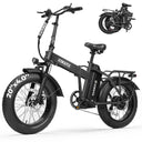 ESKUTE Electric Bike for Adults, 48V 20.8Ah Removable Battery, 20x4 Fat Tire Foldable Ebike with 1200W Peak Motor, Folding E Bike with 7‑Speed, 20+ MPH, up to 80 Miles, NFC Unlock