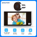 Awapow 3.5 Inch Doorbell Peephole Viewer Digital Door Camera 120° LCD 2 Million HD Pixels Cat Eye Door Bell Outdoor Monitor by stepyours.com