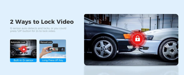 AZDOME 4K Dash Cam M550 Max GPS WiFi Car DVR 3.18Inch Screen Rear Cam - stepyours.com