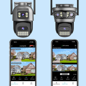 BESDER 15MP WiFi Outdoor PTZ Camera With Auto Tracking 5X Digital Zoom CCTV - stepyours.com