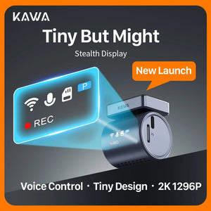2K Kawa Mini 3 Pro Car Dash Cam With WiFi App Parking Mode And Voice Control - stepyours.com
