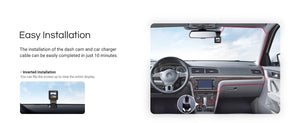 Vantrue E1 Pro 4K Mini Dash Cam Starvis Night Vision HDR WiFi GPS 1TB - stepyours.com