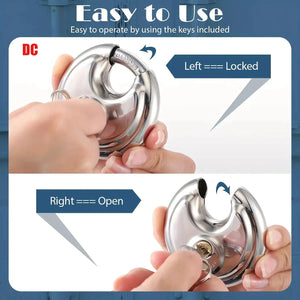 Stainless Padlock - Heavy Duty Security — product view 6