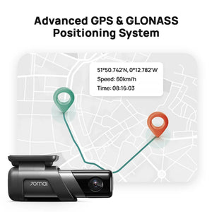 70Mai M500 Dash Cam 1944P GPS ADAS 24H Parking Monitor - stepyours.com