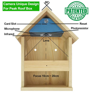 Smart Tuya Bird House 4MP HD WiFi Camera Real Time Bird Watching Nest Add Hooks - stepyours.com