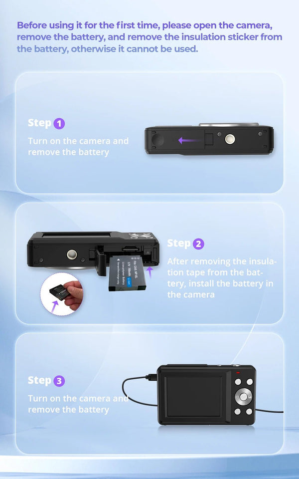 4K Vlogging Camera 42.4MP Sensor With 2.8 Inch Screen Camcorder For Photography - stepyours.com