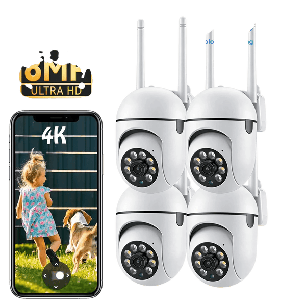 OKam Pro Indoor 8MP WiFi IP Camera - Smart Tracking And 355 Degree Pan - stepyours.com
