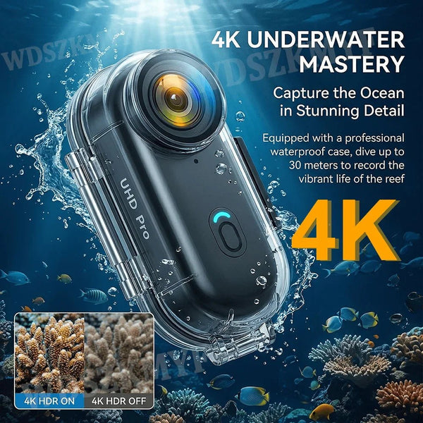 4K Motorcycle Mini Action Camera WiFi POV Recorder Lightweight Sport Cam - stepyours.com