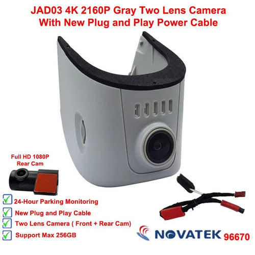 Plug and Play 4K Car Dash Cam for Audi A3 A4 A5 A6 A7 A8 Q3 Q5 Q7 TT 2016 - 2023 - stepyours.com