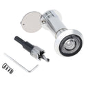 16mm 200 Degree Door Viewer HD Glass Lens Wide Angle Security Door Peephole with Drill Bit Set for Doors 1.57-2.56inch Thickness by stepyours.com