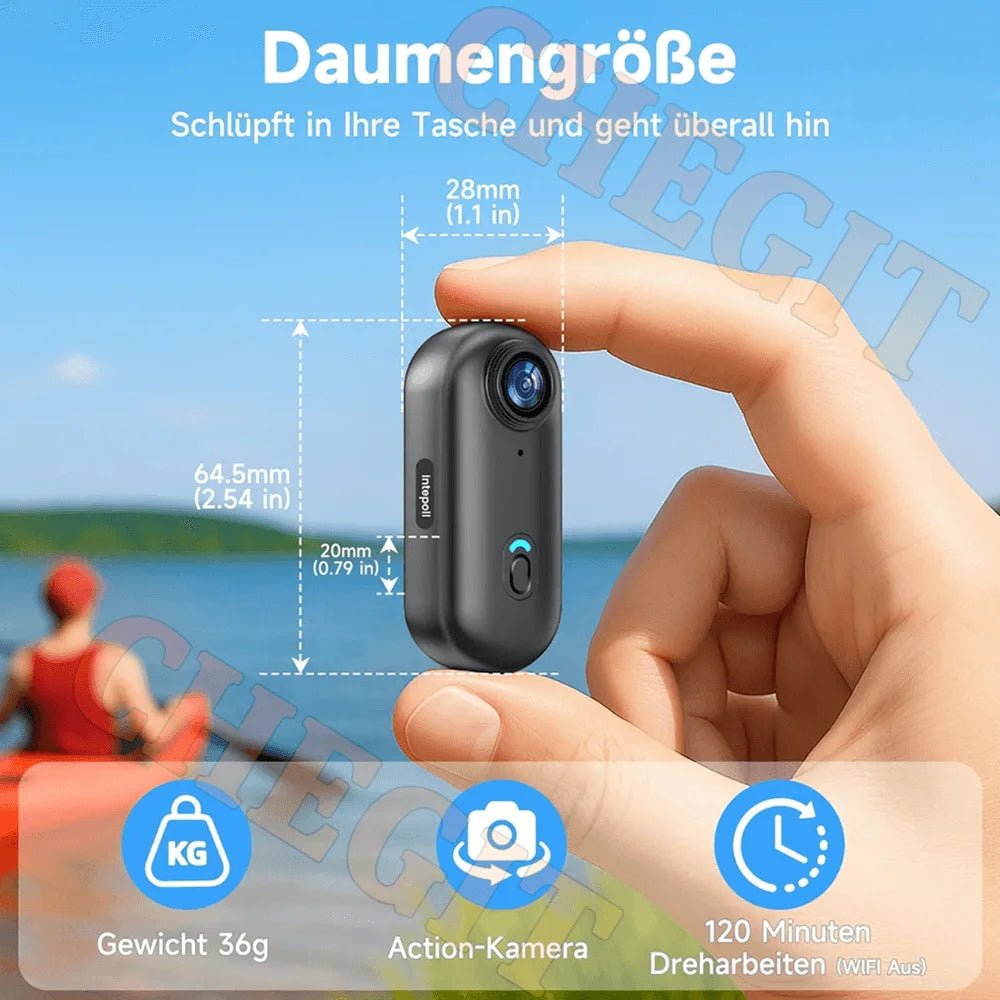 4K Motorcycle Mini Action Camera WiFi POV Recorder Lightweight Sport Cam - stepyours.com