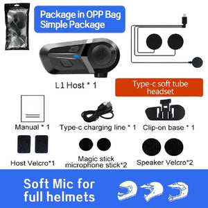 Motorcycle Bluetooth Headset - Hands-Free Calling — product view 7