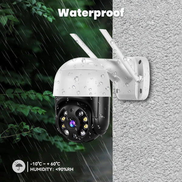 DDBROUGEN A8B PTZ Camera - 4K 8MP AI Humanoid Detection Outdoor Security Hooks - stepyours.com