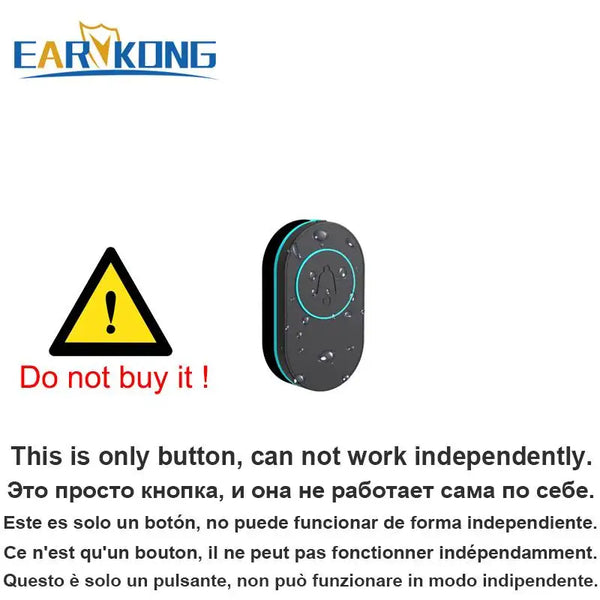 Intelligent Wireless Doorbell Home Welcome Doorbell Waterproof 300m Remote Smart Door Bell Chime EU UK US Plug Optional by stepyours.com