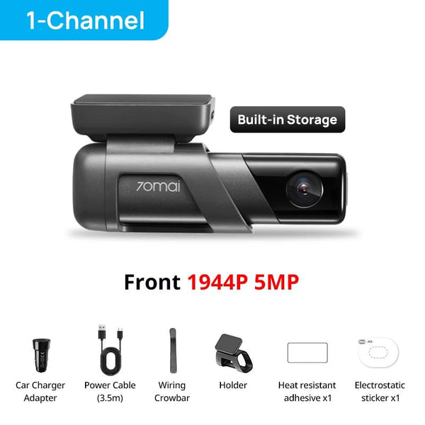 70Mai M500 Dash Cam 1944P GPS ADAS 24H Parking Monitor - stepyours.com