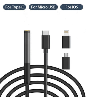 KERUI 2MP Industrial Endoscope Camera - Dual Lens, IP67 Waterproof, Type - C Ready - stepyours.com