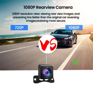 10 Inch 1080P Night Vision Car Dash Cam With Touch Screen And Rear View Mirror - stepyours.com