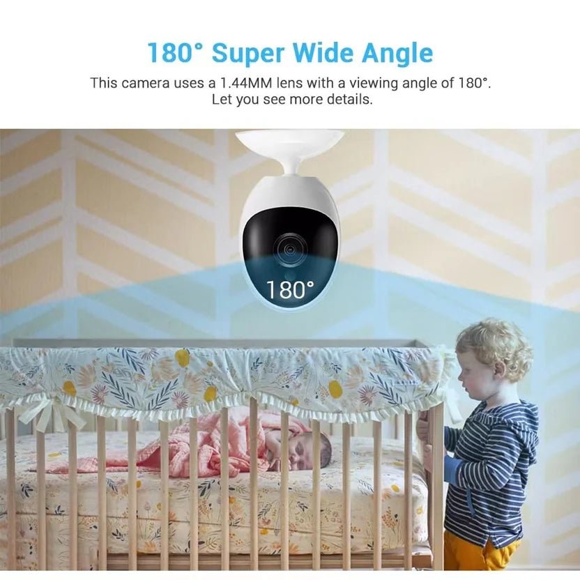 ICSEE Fisheye Camera 180 Degree Panoramic 1080P WiFi Security Camera - stepyours.com
