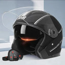 Dual Visor Flip Up Motorcycle Helmet — product view 9