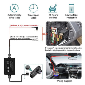 4 Channel Dash Cam 360 Degree Car Video Recorder Night Vision Parking Monitor - stepyours.com