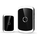 Smart Wireless Doorbell Door Chime Kit No Socket Required 300M/984 FT Remote 38 Songs Melodies Sound Home Door Bell Battery Type by stepyours.com