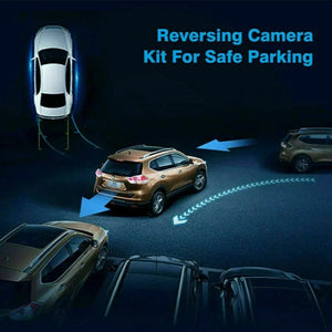 4 8 12 LED European License Plate Rearview Camera Frame Night Vision For Truck - stepyours.com