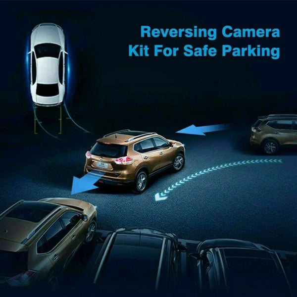 4 8 12 LED European License Plate Rearview Camera Frame Night Vision For Truck - stepyours.com