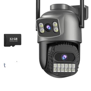 BESDER 15MP WiFi Outdoor Camera Dual Screen 10X Zoom PTZ Security IP Cam - stepyours.com