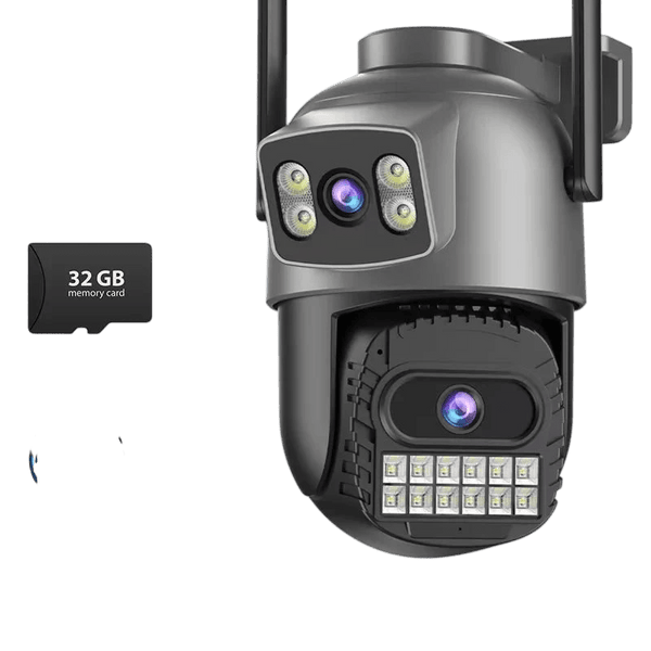 BESDER 15MP WiFi Outdoor Camera Dual Screen 10X Zoom PTZ Security IP Cam - stepyours.com
