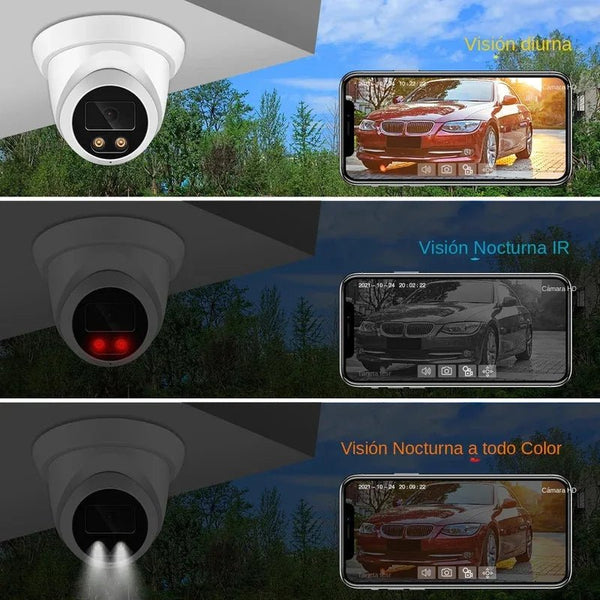 New 4K 8MP IP Camera AI Color Night Vision Outdoor PoE Surveillance Hooks - stepyours.com