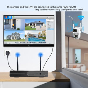 BESDER O-Kam Pro - Dual Screen 4K Outdoor PTZ WiFi Camera With Human Detection by stepyours.com