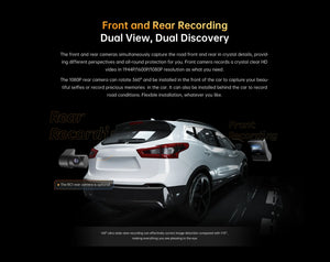 DDPAI Z40 Dash Cam Car Camera Sony IMX335 1944P GPS WiFi 360 Rotation - stepyours.com