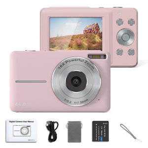 2024 Digital Camera 2.4 Inch 1080P Rechargeable For Kids Beginner Gift - stepyours.com