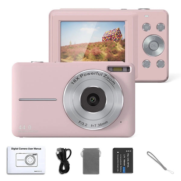 2024 Digital Camera 2.4 Inch 1080P Rechargeable For Kids Beginner Gift - stepyours.com