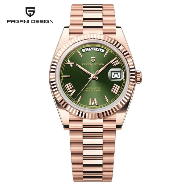 PAGANI DESIGN DD36 Men's Watches Rose Gold Luxury Automatic Watch For Men Mechanical Wristwatches Sapphire Mirror Clock Gift Man