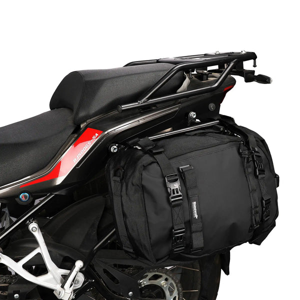 Rhinowalk Motorcycle Back Seat Bag 10/20/30L Waterproof Multifunctional Saddle Side Luggage Bag Cycling Backpack Universal